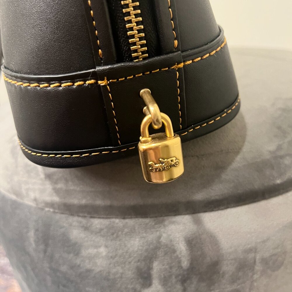 Coach Revel Bag dome‑shaped satchel made from buttery glovetanned leather - Picture 7 of 12